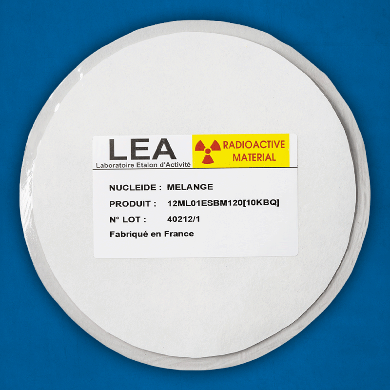 ESB γ sources in paper matrix