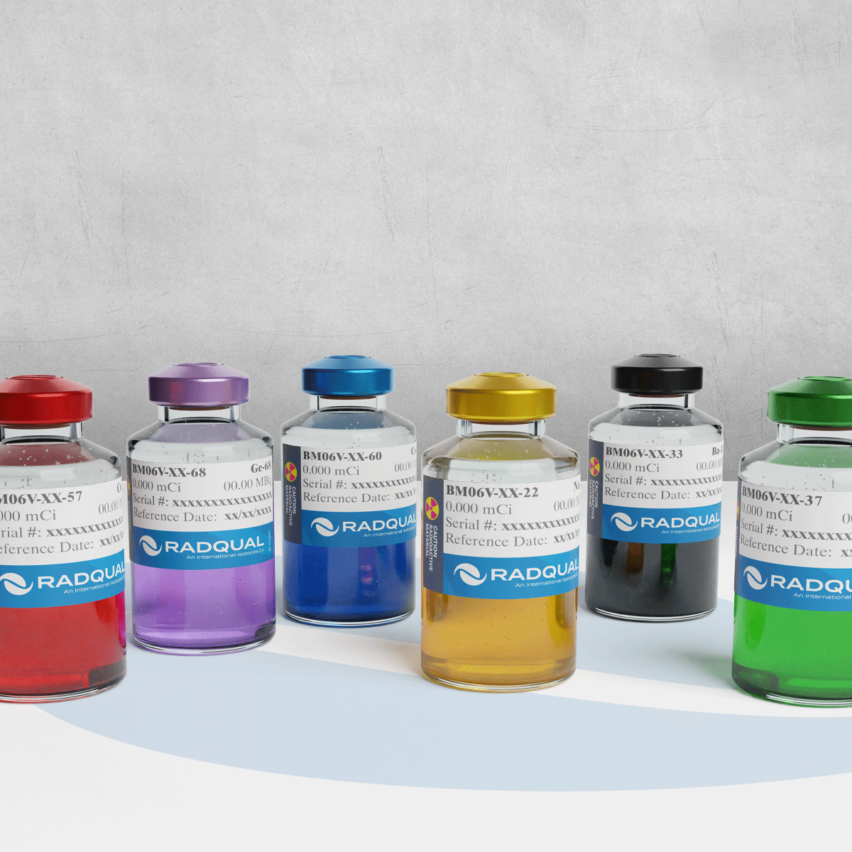 RadQual Serum Vial Dose Calibrator Sources